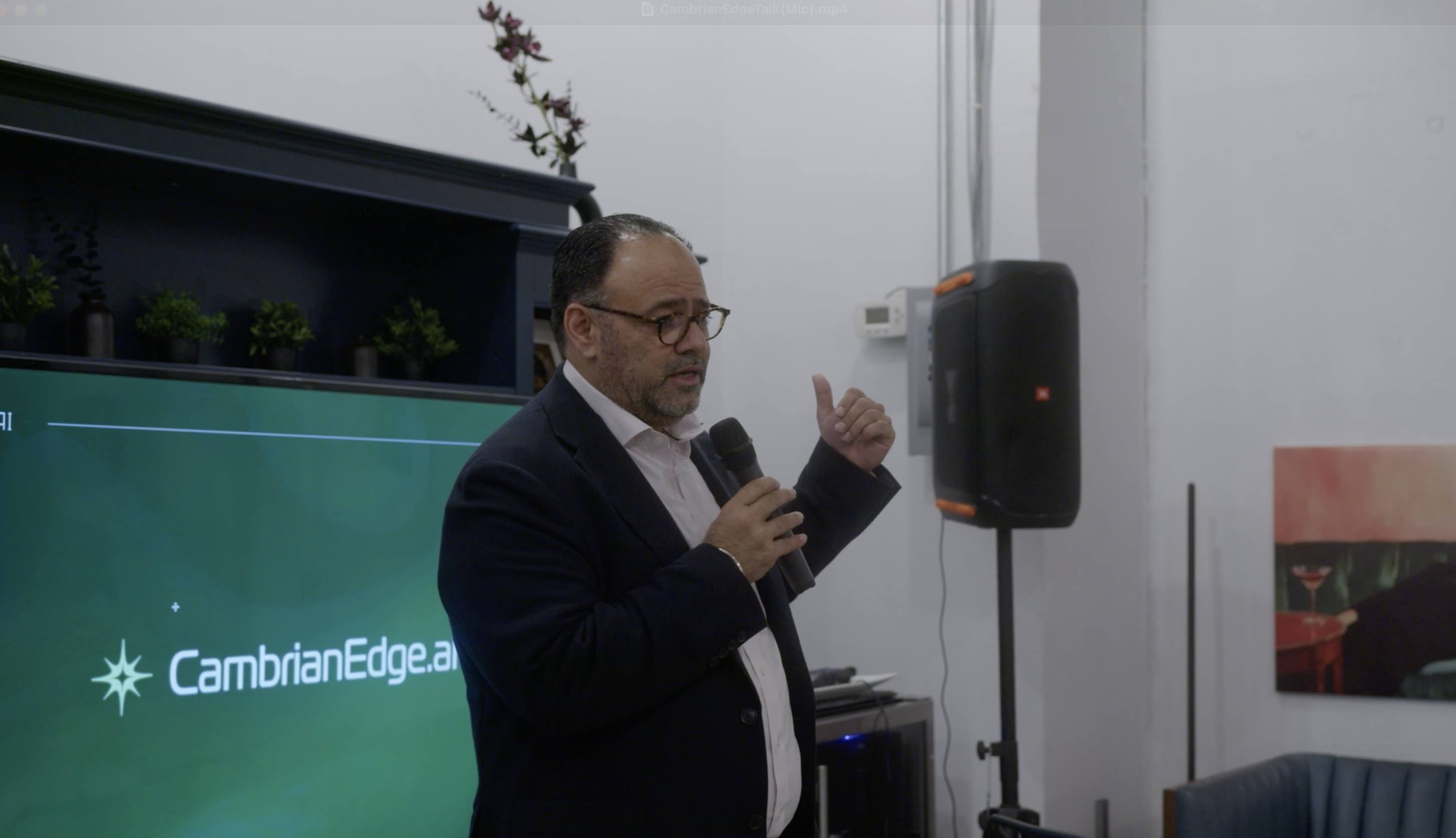 Behind the scenes photo from CAMBRIAN EDGE - NY TECH WEEK