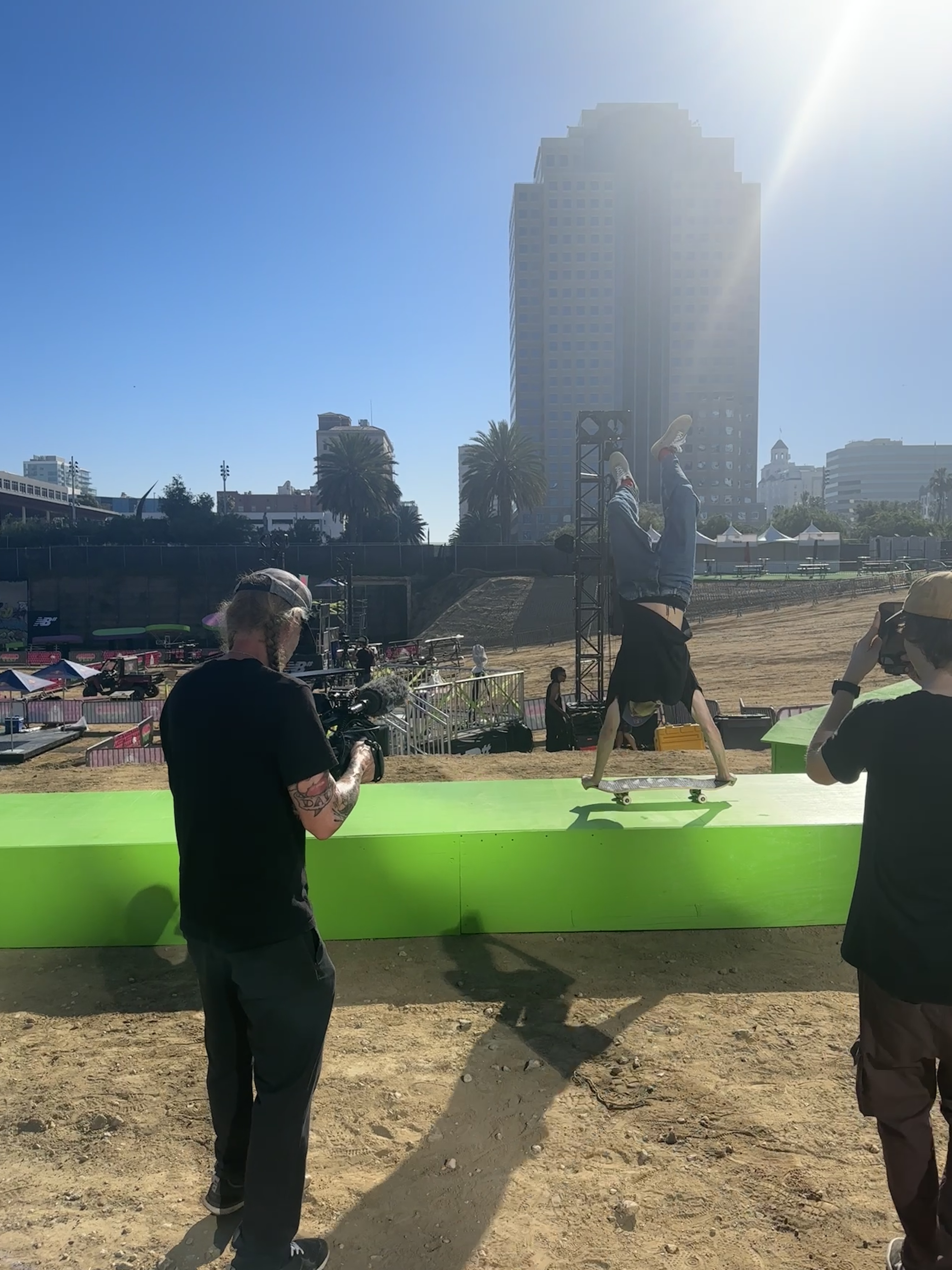 Behind the scenes photo from KASSO FEST: SKATE & SOUND