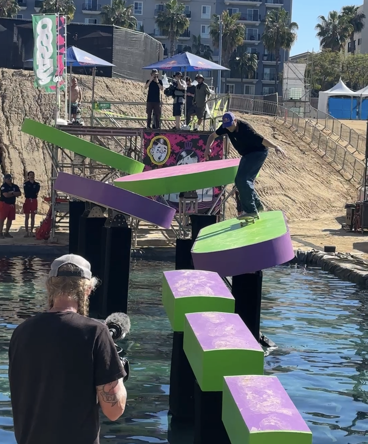 Behind the scenes photo from KASSO FEST: SKATE & SOUND