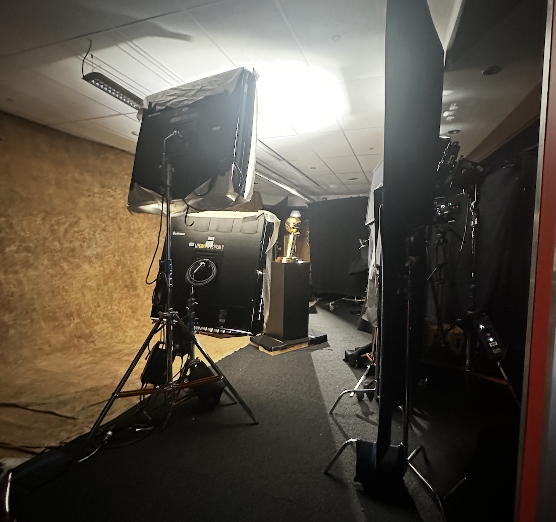 Behind the scenes photo from NBA FINALS SHOOT - NYK